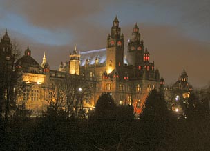 Photo: Kelvingrove Art Gallery at Christmas.