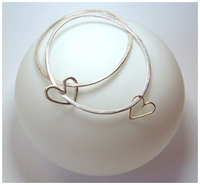 Photo: heart bangle genna millar.