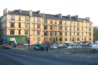 Photo: Tenements off Gibson Street.