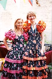 Girls in fancy dresses. Photo: Girls in fancy dresses.