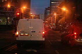 Photo: Glasgow city lights.