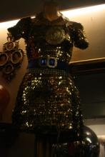 Photo: gold dress.