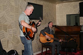 Graham and Jim playing music. Photo: Graham and Jim playing music.