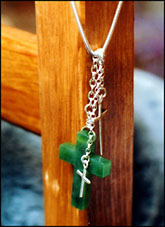 Photo: Green cross.