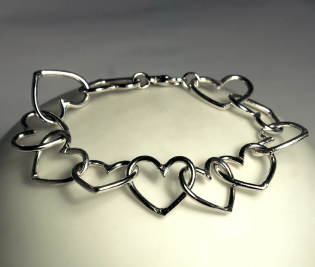 Photo: heart bangle.