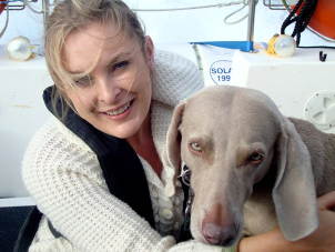 Photo: heather suttie and her dog.