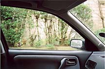 Photo: Inside my car.