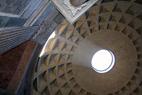 Photo: Inside the Pantheon.