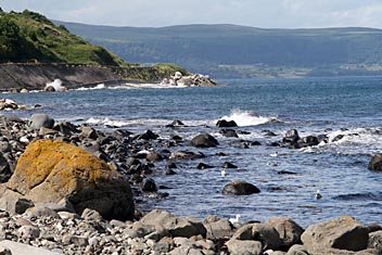 Photo: Ireland coastal view.