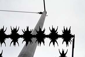 Photo: Jaggy security device.