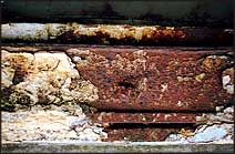 Photo: Rusty frame of the Kibble Palace.