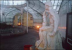 Photo: Work at the Kibble Palace.