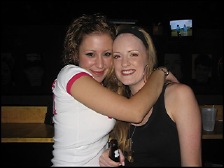 Photo: Lauren with friend.