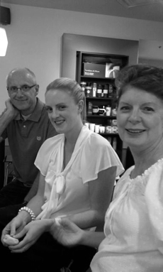 Photo: Alistair, Lauren, Catherine.