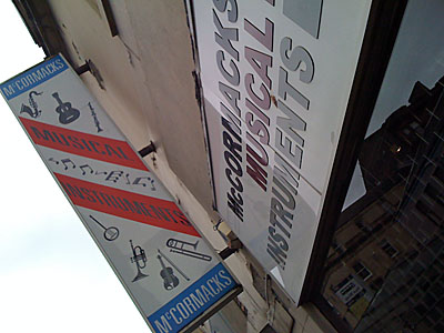 Photo: McCormacks music store closes.