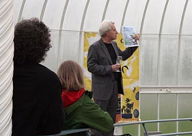 Michael Dale launching the West End Festival. Photo: Michael Dale launching the West End Festival.