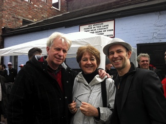 Photo: Michael Dale Festival Director with his wife Freddy and Jim.