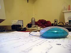 Photo: Round Apple mouse.