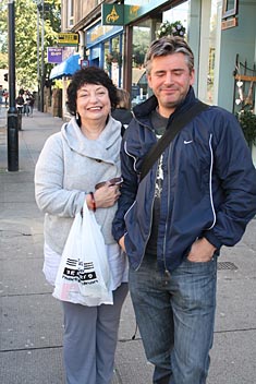 Pat and David Byres Road. Photo: Pat and David Byres Road.