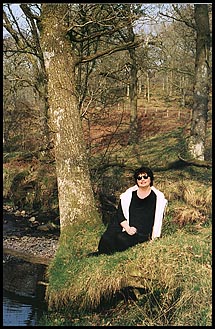 Photo: Pat in the forest.