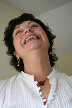 Pat at Colonsay cottage. Photo: Pat at Colonsay cottage.