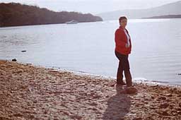Photo: Pat at Loch Lomond.