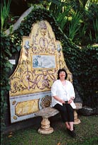 Photo: Pat at Madiera gardens.