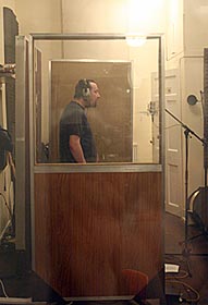 Photo: Peter the master of backing vocals.