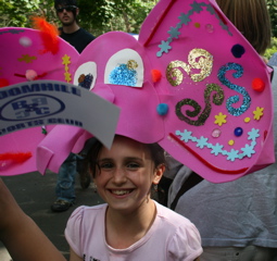 Photo: pink girl festival.