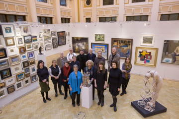 Photo: prizewinners at the mitchell.
