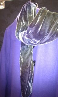 Photo: purple coat.