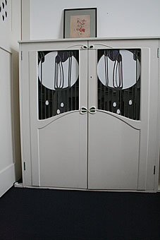 Charlies Rennie Mackintosh room. Photo: Charlies Rennie Mackintosh room.