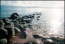 Photo: Udrigle beach rocks.