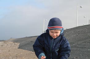 Photo: Ryan on Morcame beach.