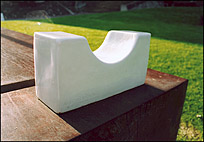 Photo: Seats in Glasgow University Gardens.