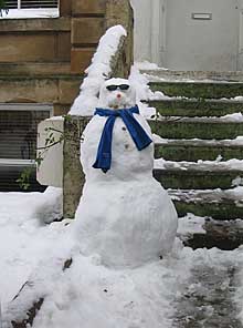 Photo: Snowman.