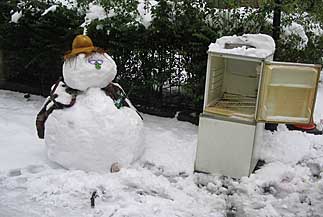 Photo: Snowman.