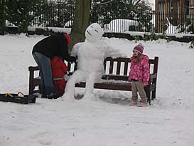 Photo: Snowman.