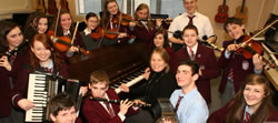 Photo: st ninians high school ceilidh band.