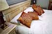 Photo: Bed and pillows.