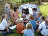 Photo: storytelling children's garden.