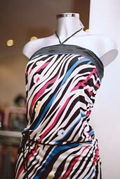 Photo: Sripes dress.