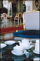 Photo: Tea at hotel in Stresa.