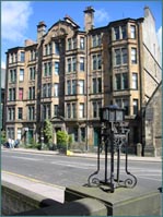 Photo: Tenement at Glasgow University.