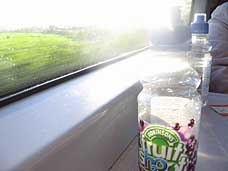 Photo: Juice on the train.