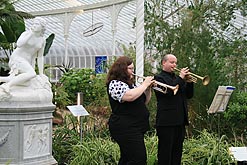 Photo: Trumpets at the West End Fest Launch.