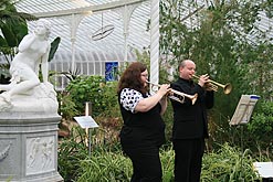 Trumpets at the West End Fest Launch. Photo: Trumpets at the West End Fest Launch.