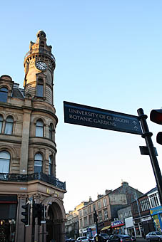 Photo: Corner of Bank Street and Great Western Road.