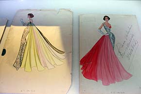 Photo: Valentino drawings.