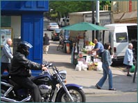 Photo: Vegetable seller Byers Road.